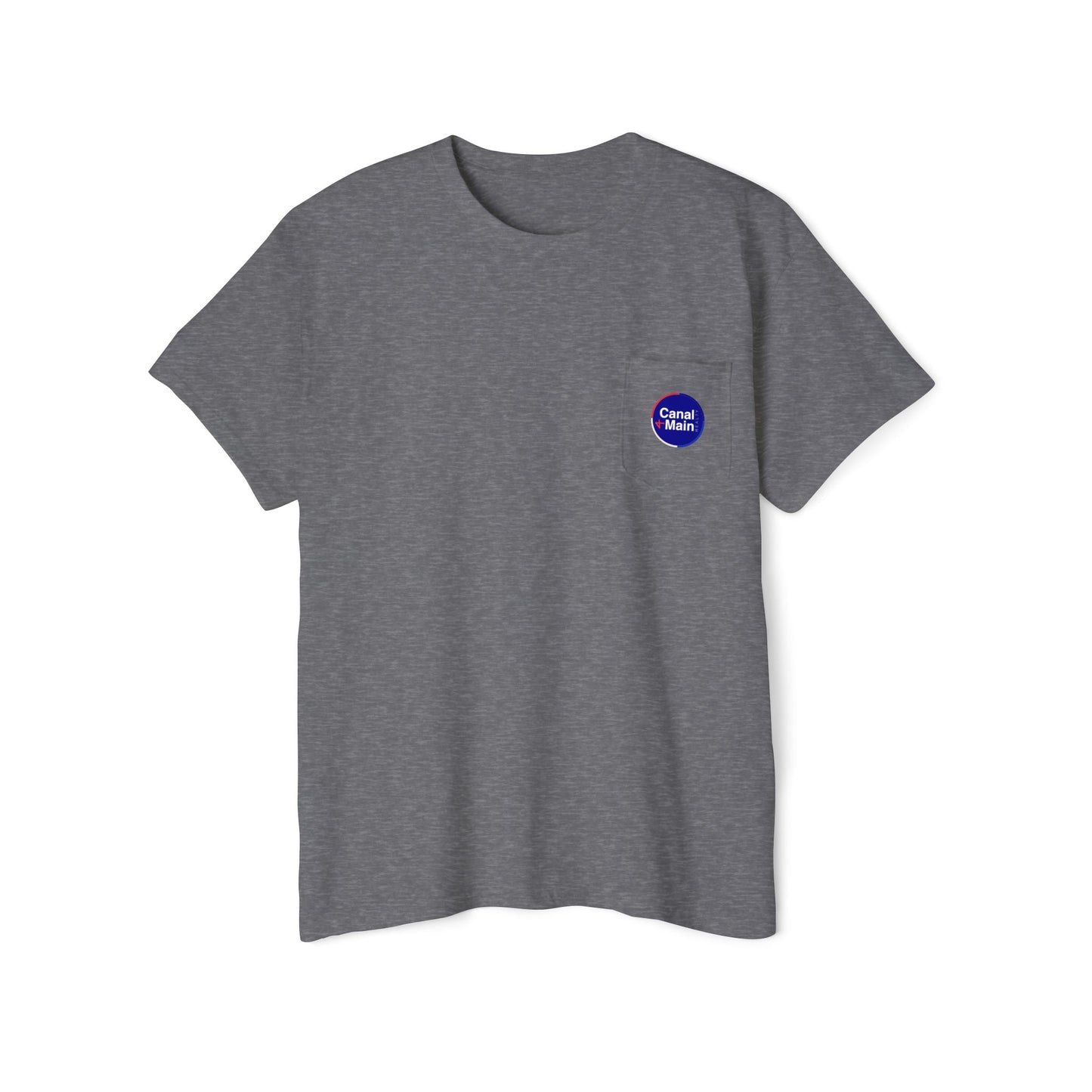 Pocket Tee — 'Circle Logo' Minimal Pocket T-Shirt