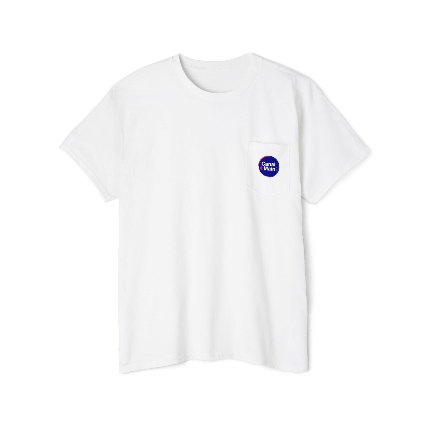 Pocket Tee — 'Circle Logo' Minimal Pocket T-Shirt