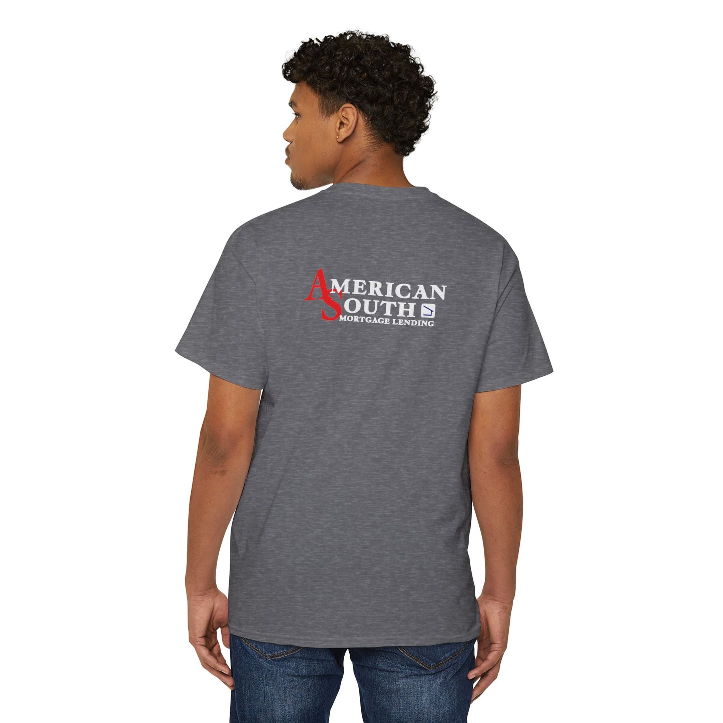 Magnolia Flower with Mardi Gras Beads - Pocket Tee