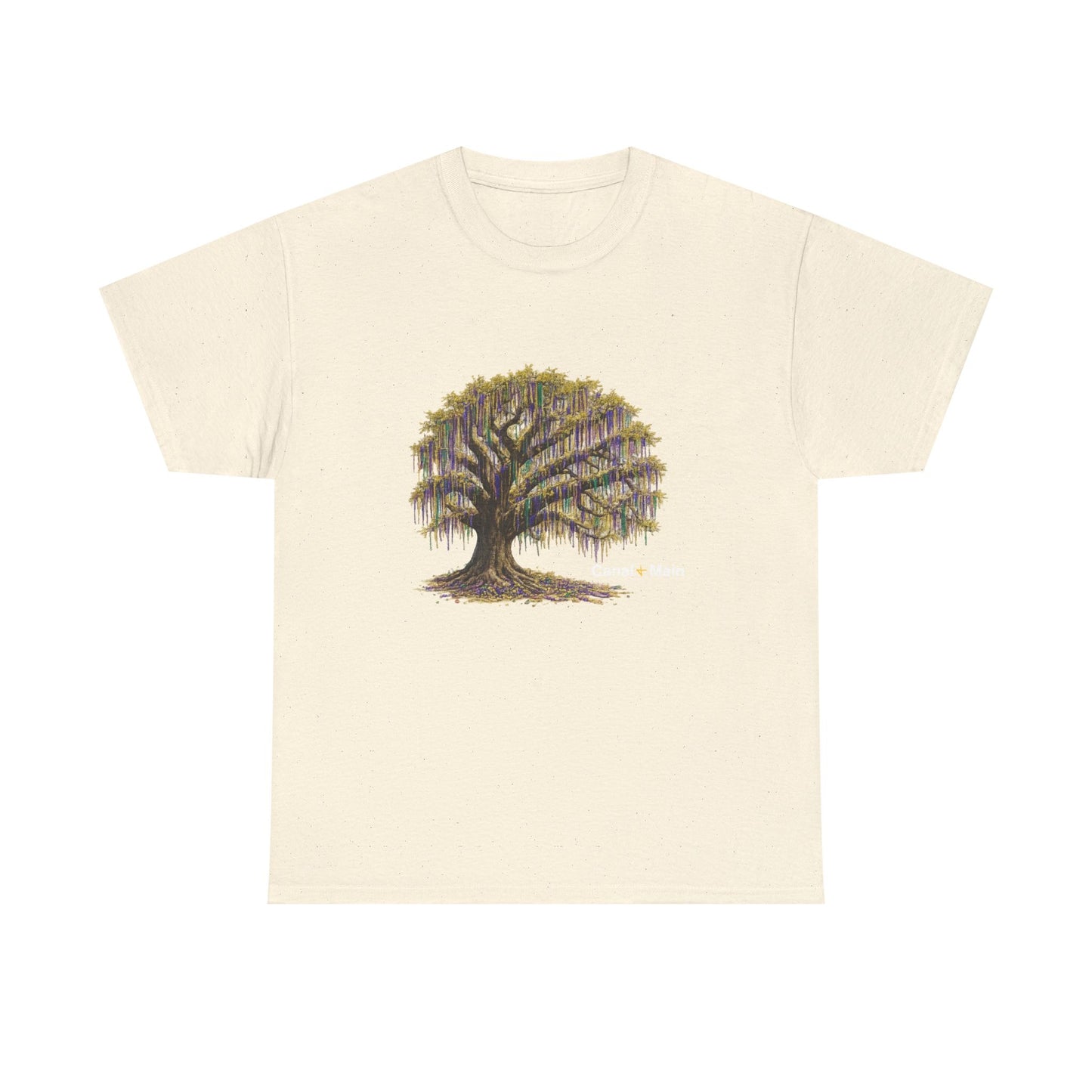 Carnival Oak Tree Canopy — Vintage Oak Tree Graphic Tee