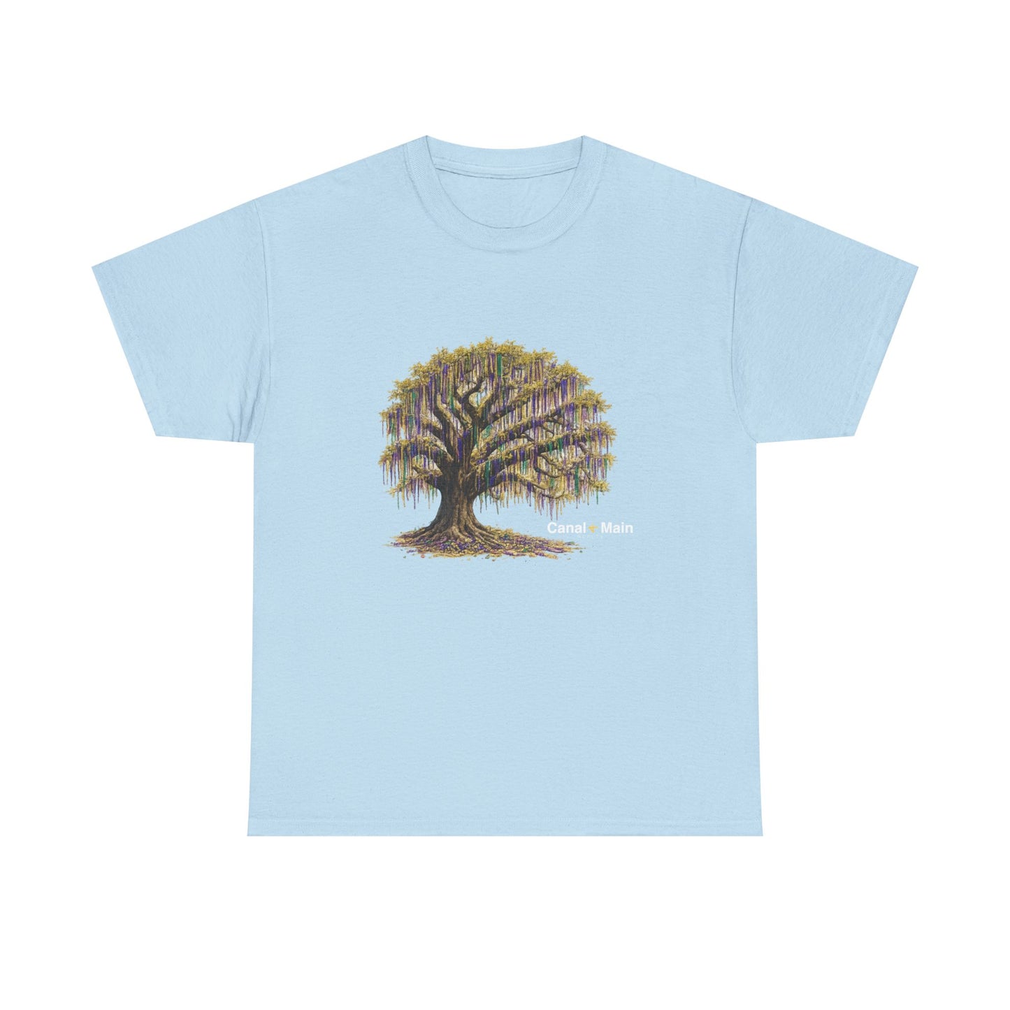 Carnival Oak Tree Canopy — Vintage Oak Tree Graphic Tee