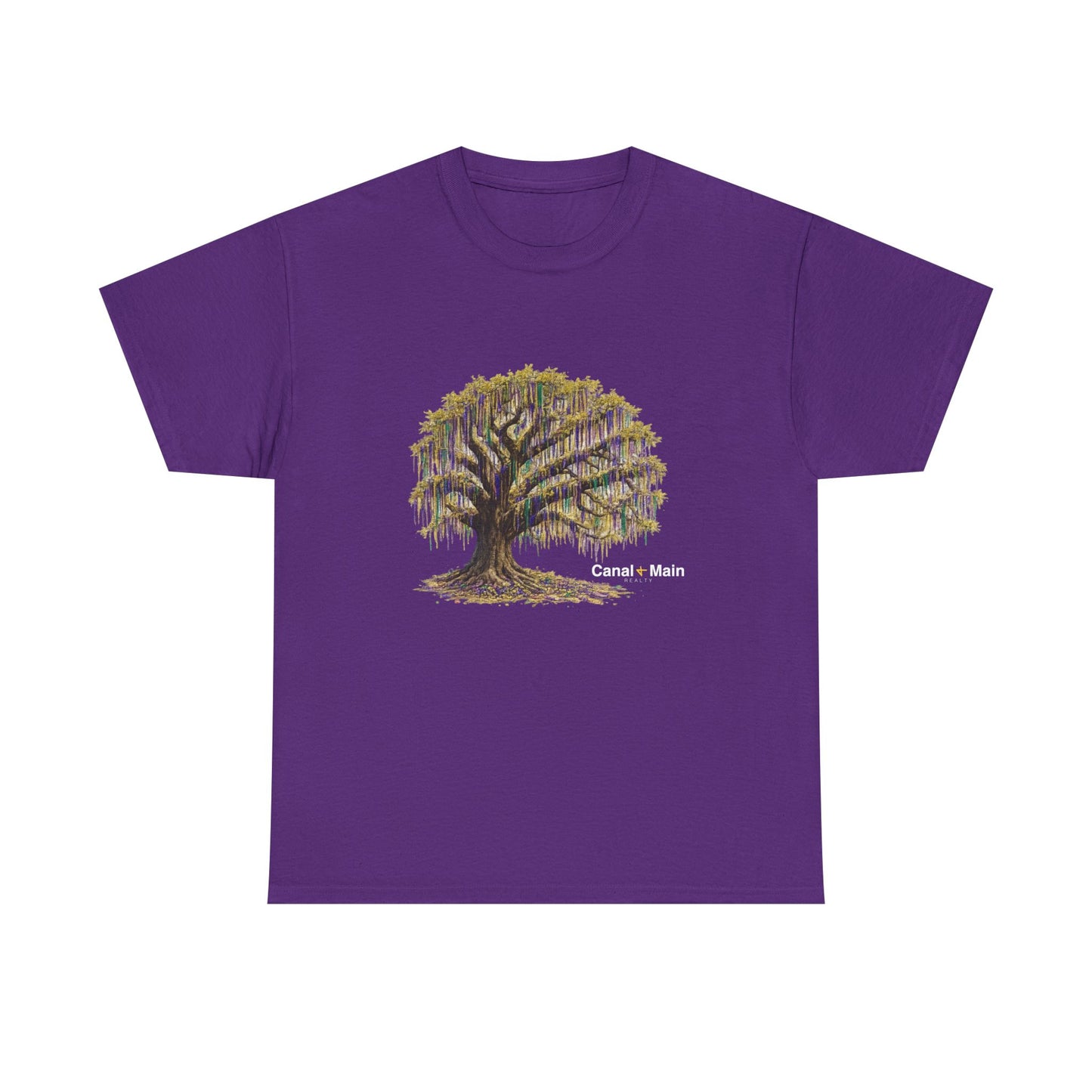 Carnival Oak Tree Canopy — Vintage Oak Tree Graphic Tee