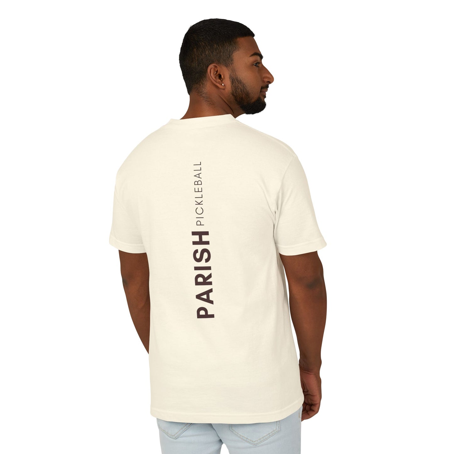 Parish Pickleball Logo Tee — Garment-Dyed Cotton Shirt