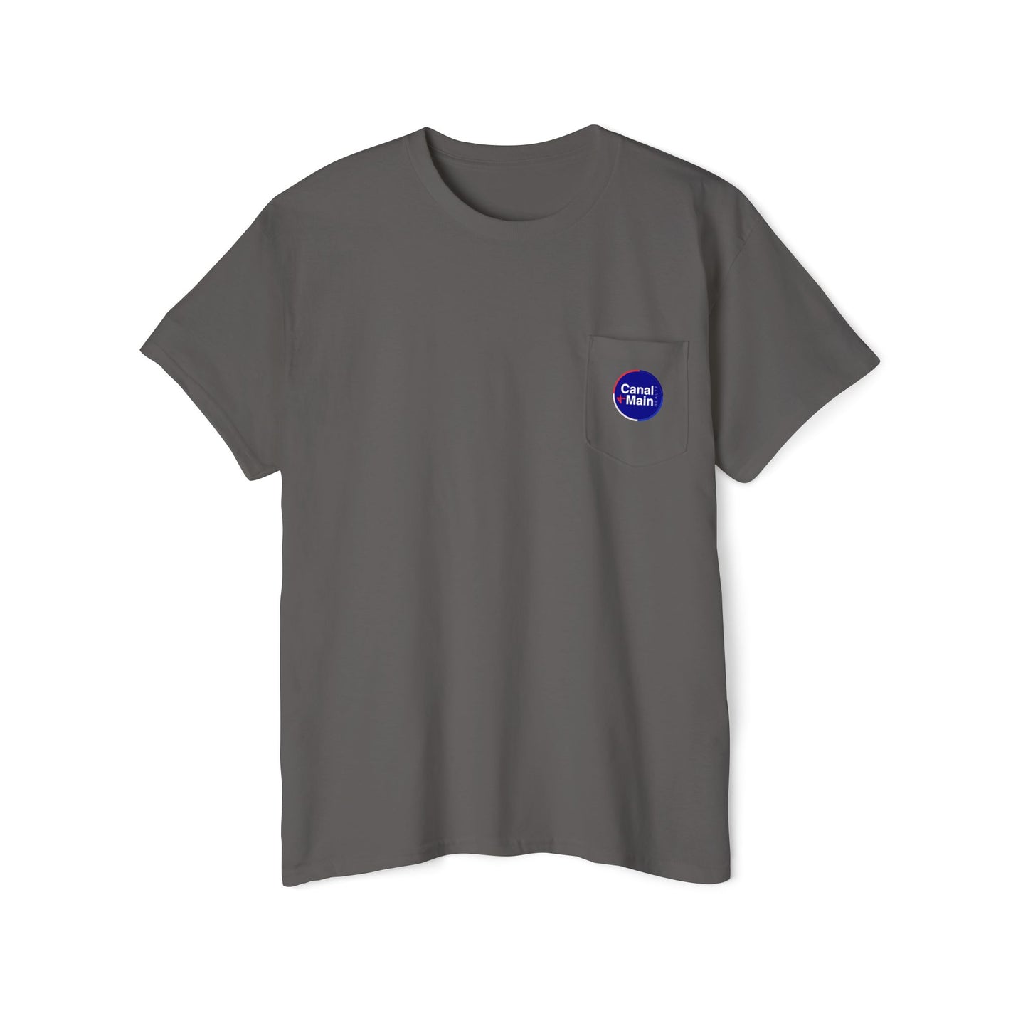 Pocket Tee — 'Circle Logo' Minimal Pocket T-Shirt