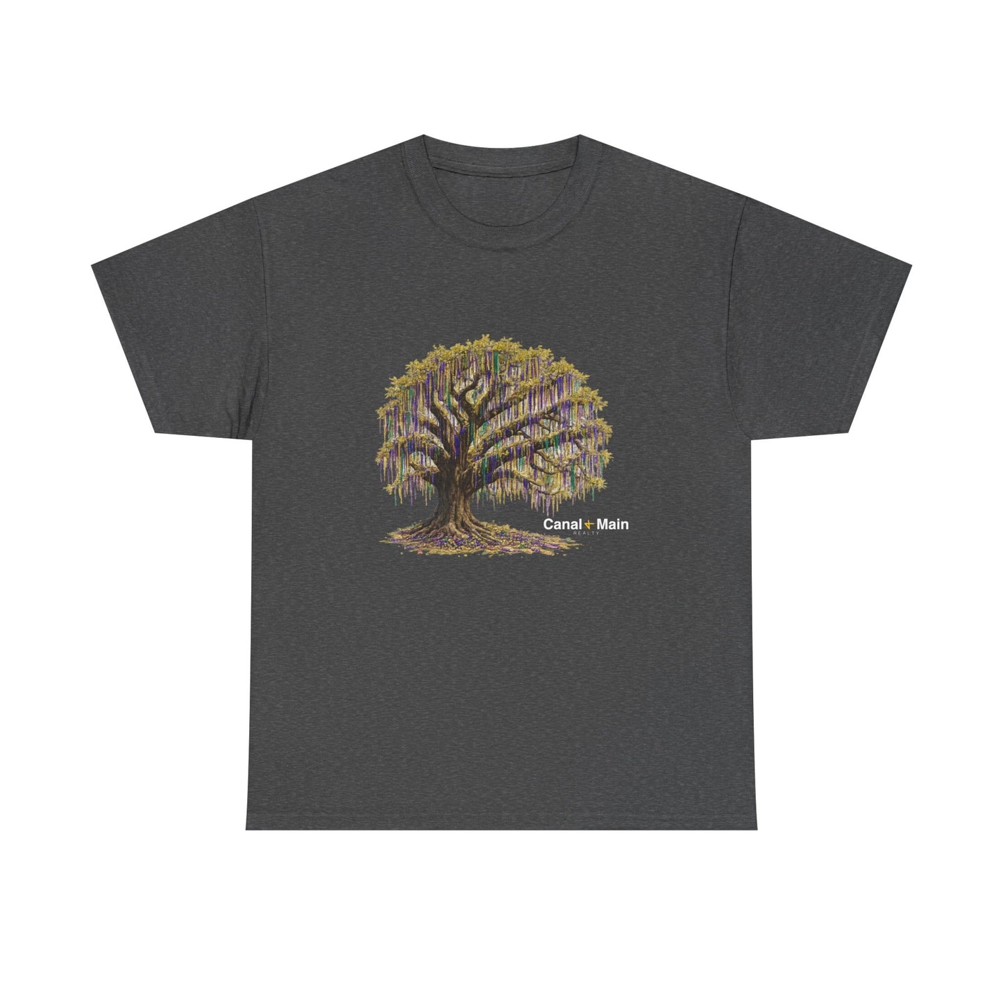 Carnival Oak Tree Canopy — Vintage Oak Tree Graphic Tee
