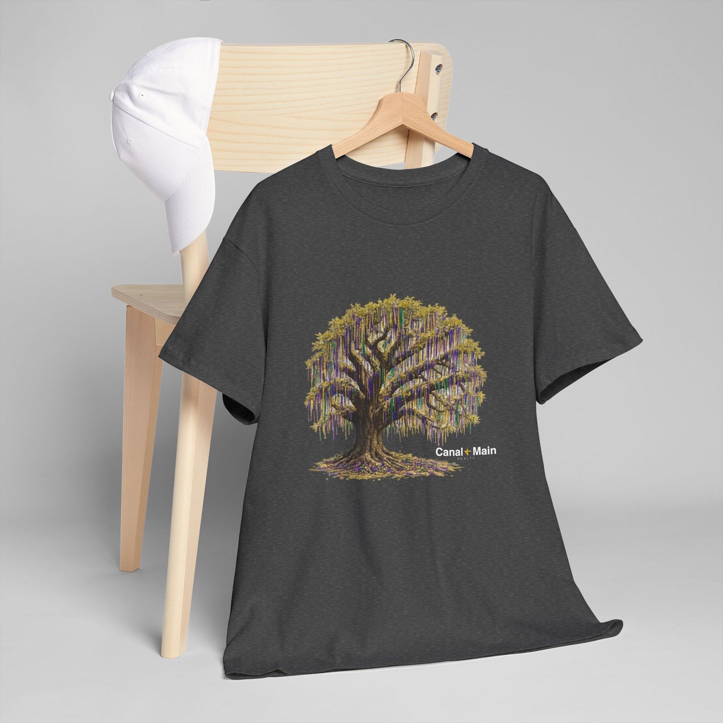 Carnival Oak Tree Canopy — Vintage Oak Tree Graphic Tee