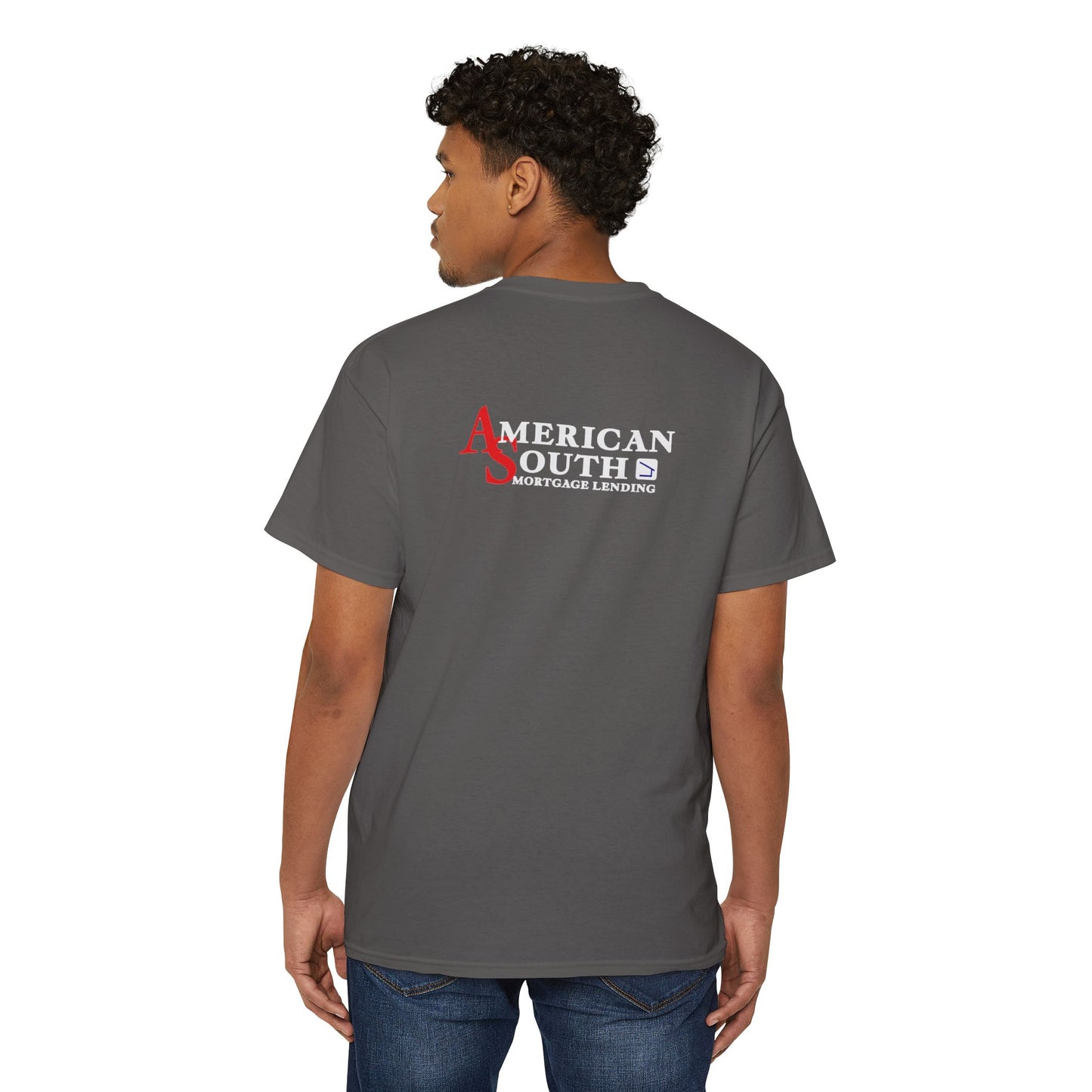 Magnolia Flower with Mardi Gras Beads - Pocket Tee