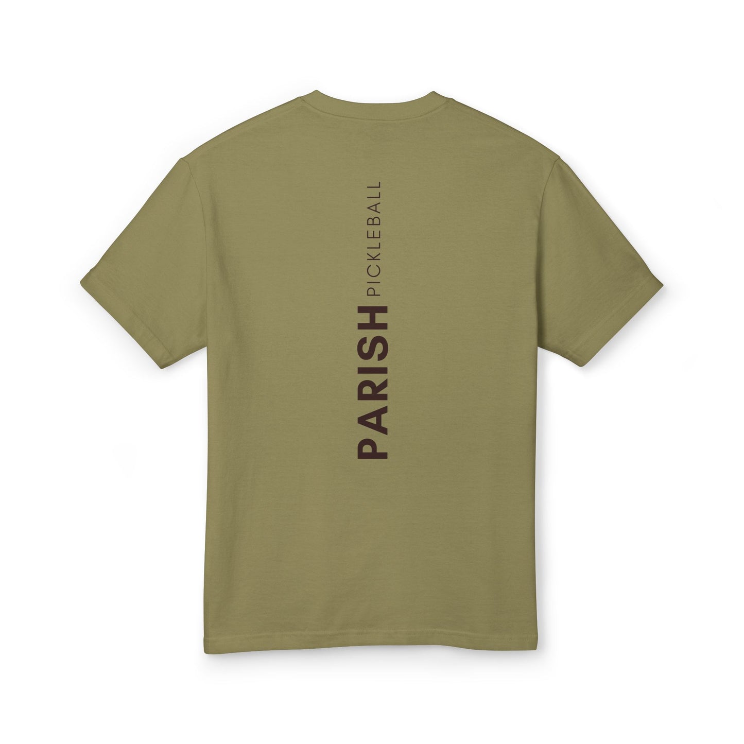 Parish Pickleball Logo Tee — Garment-Dyed Cotton Shirt