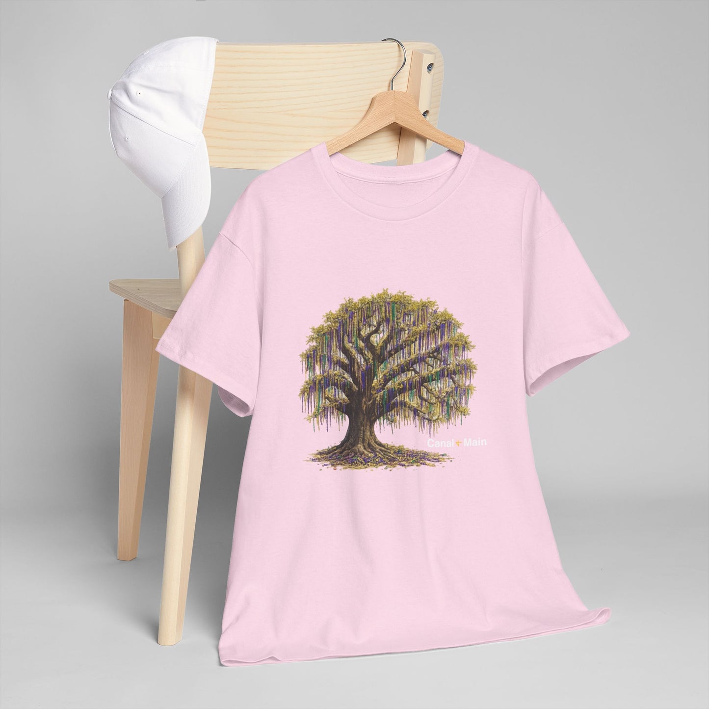Carnival Oak Tree Canopy — Vintage Oak Tree Graphic Tee