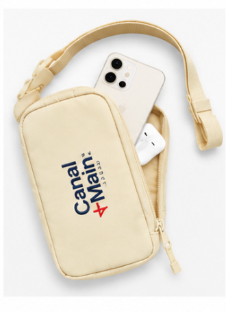 Explorer Sling Bag — Embroidered 'Canal & Main' Travel Chest Pack