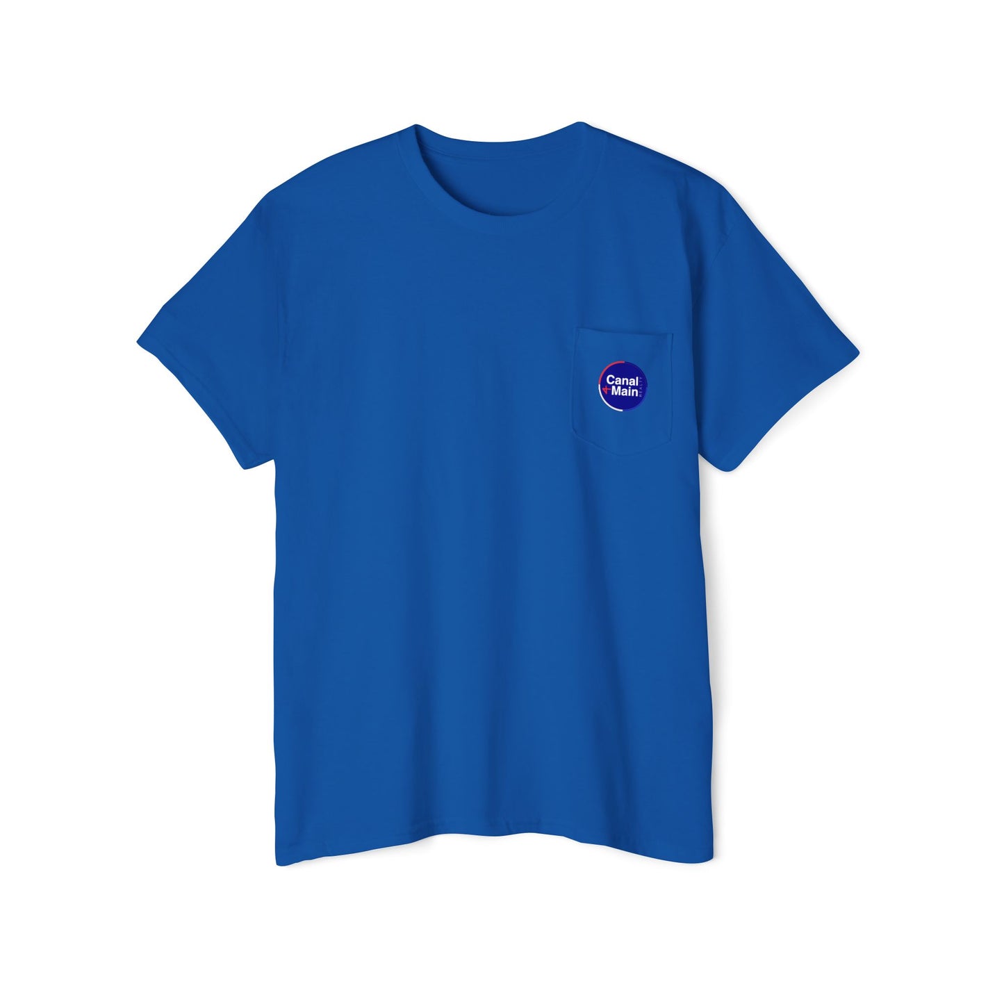 Pocket Tee — 'Circle Logo' Minimal Pocket T-Shirt