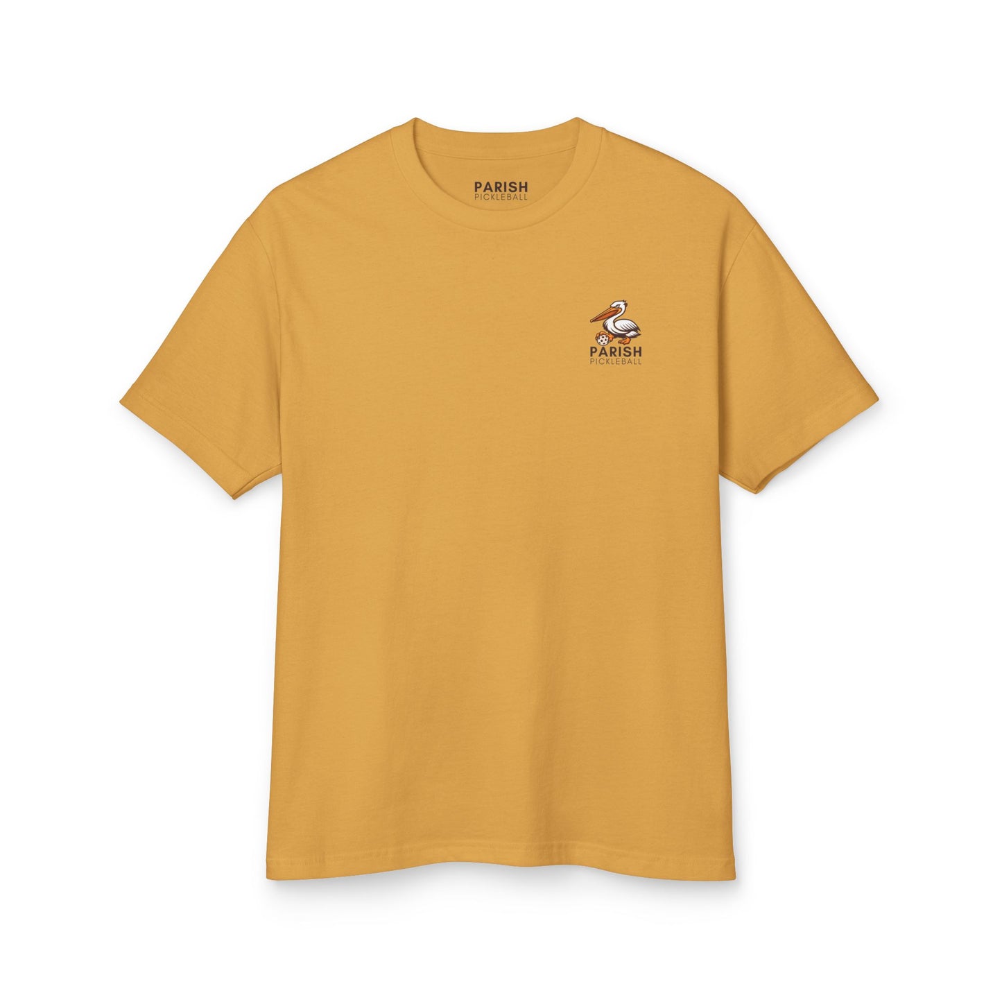 Parish Pickleball Logo Tee — Garment-Dyed Cotton Shirt
