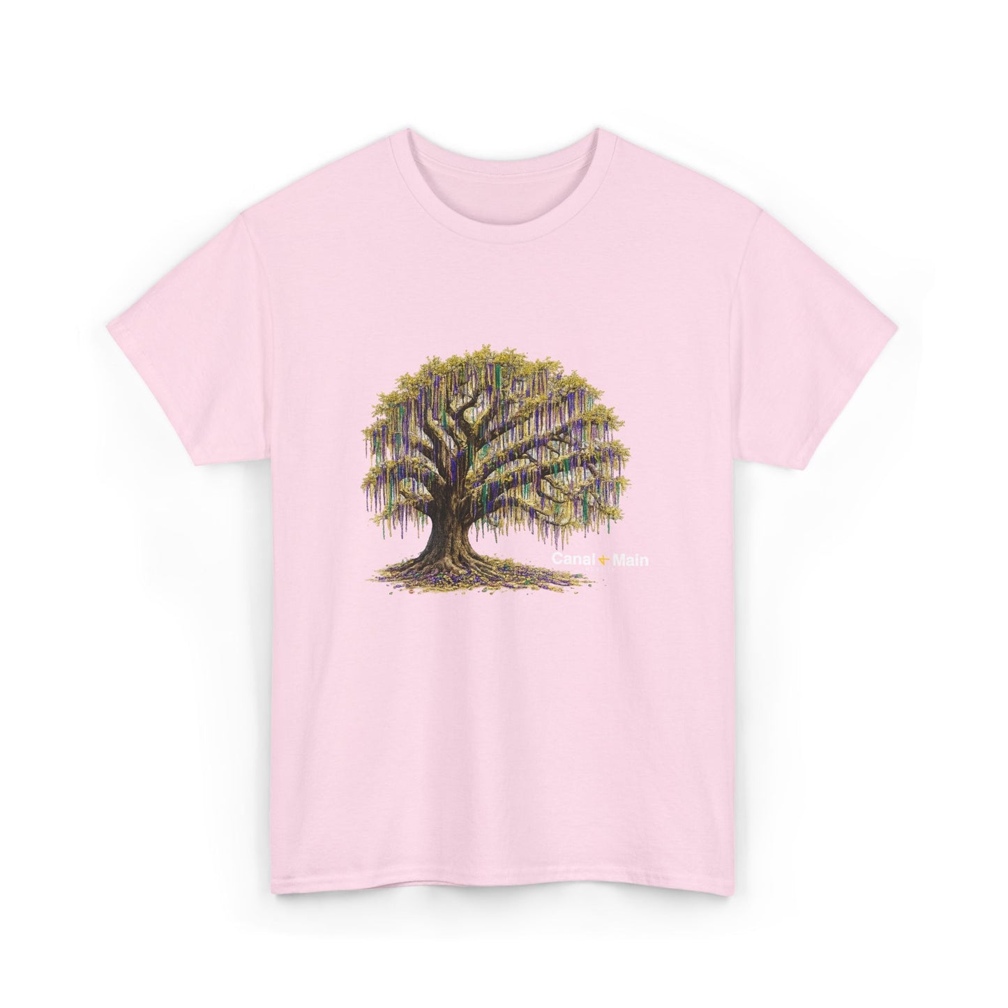 Carnival Oak Tree Canopy — Vintage Oak Tree Graphic Tee