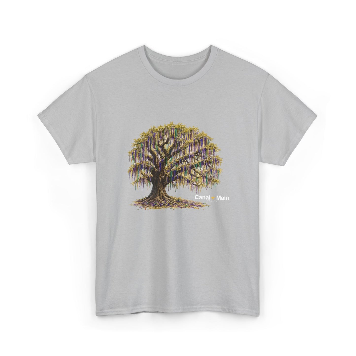Carnival Oak Tree Canopy — Vintage Oak Tree Graphic Tee
