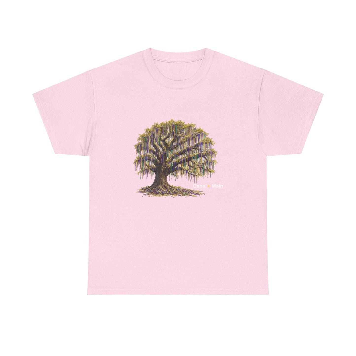 Carnival Oak Tree Canopy — Vintage Oak Tree Graphic Tee