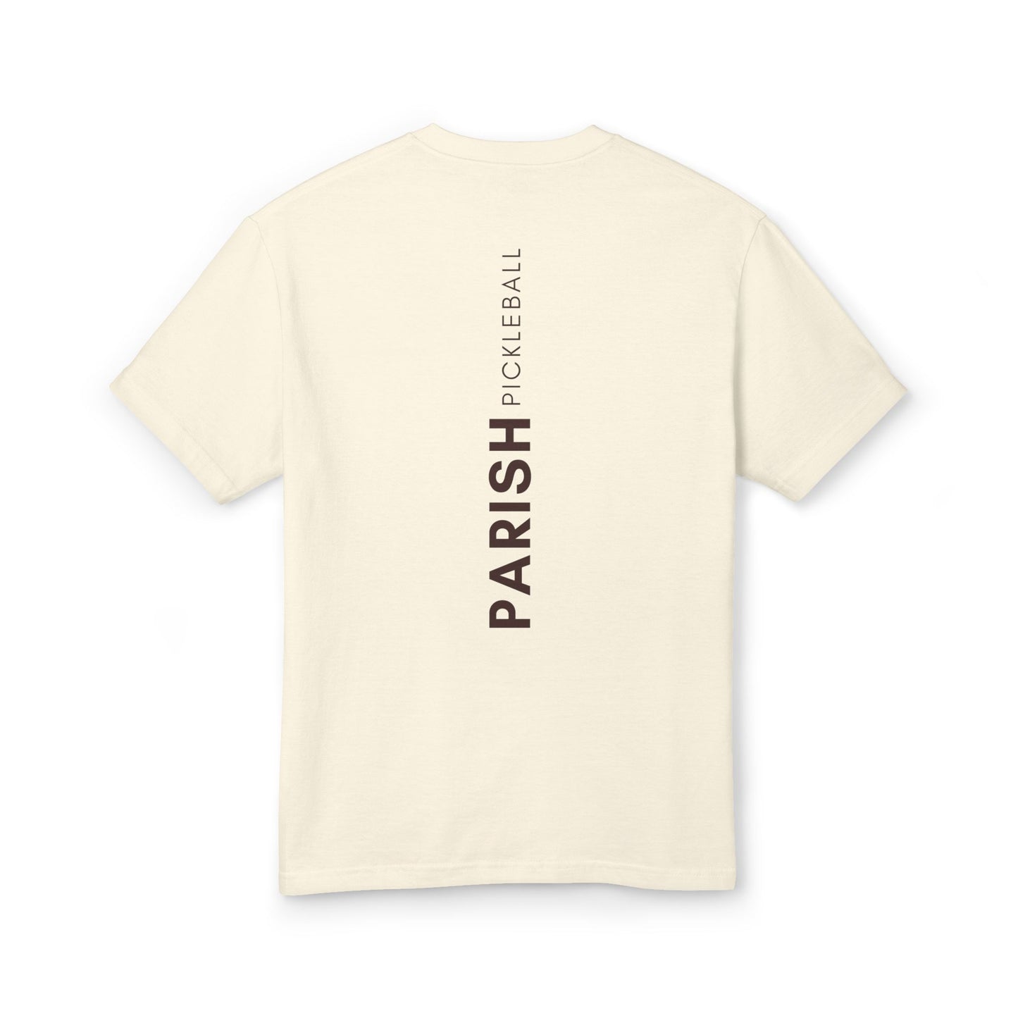 Parish Pickleball Logo Tee — Garment-Dyed Cotton Shirt