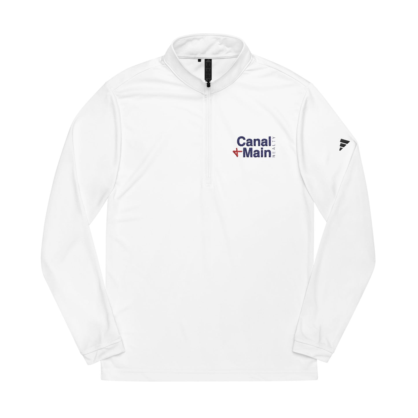 Canal & Main Embroidered adidas Quarter-Zip Pullover