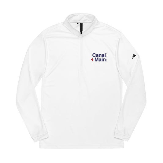 Canal Main Embroidered adidas Quarter-Zip Pullover