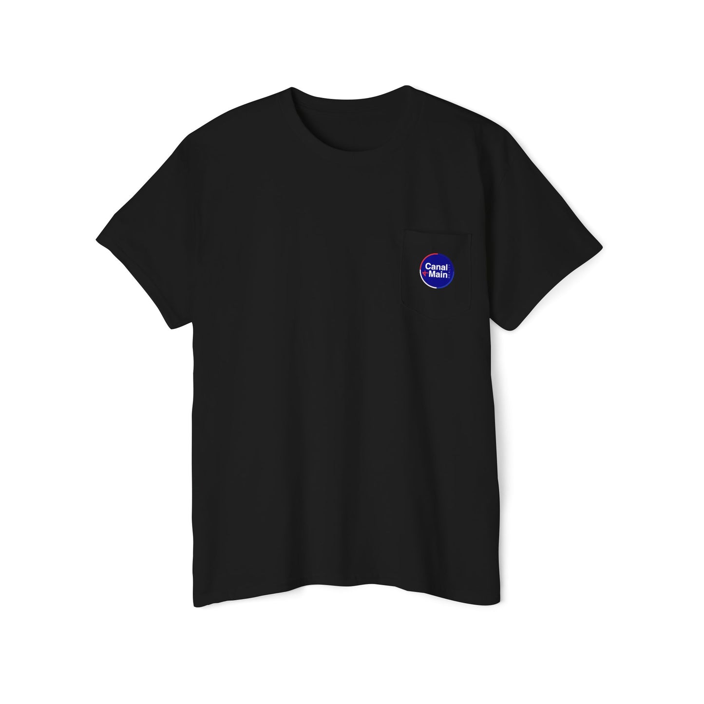 Pocket Tee — 'Circle Logo' Minimal Pocket T-Shirt