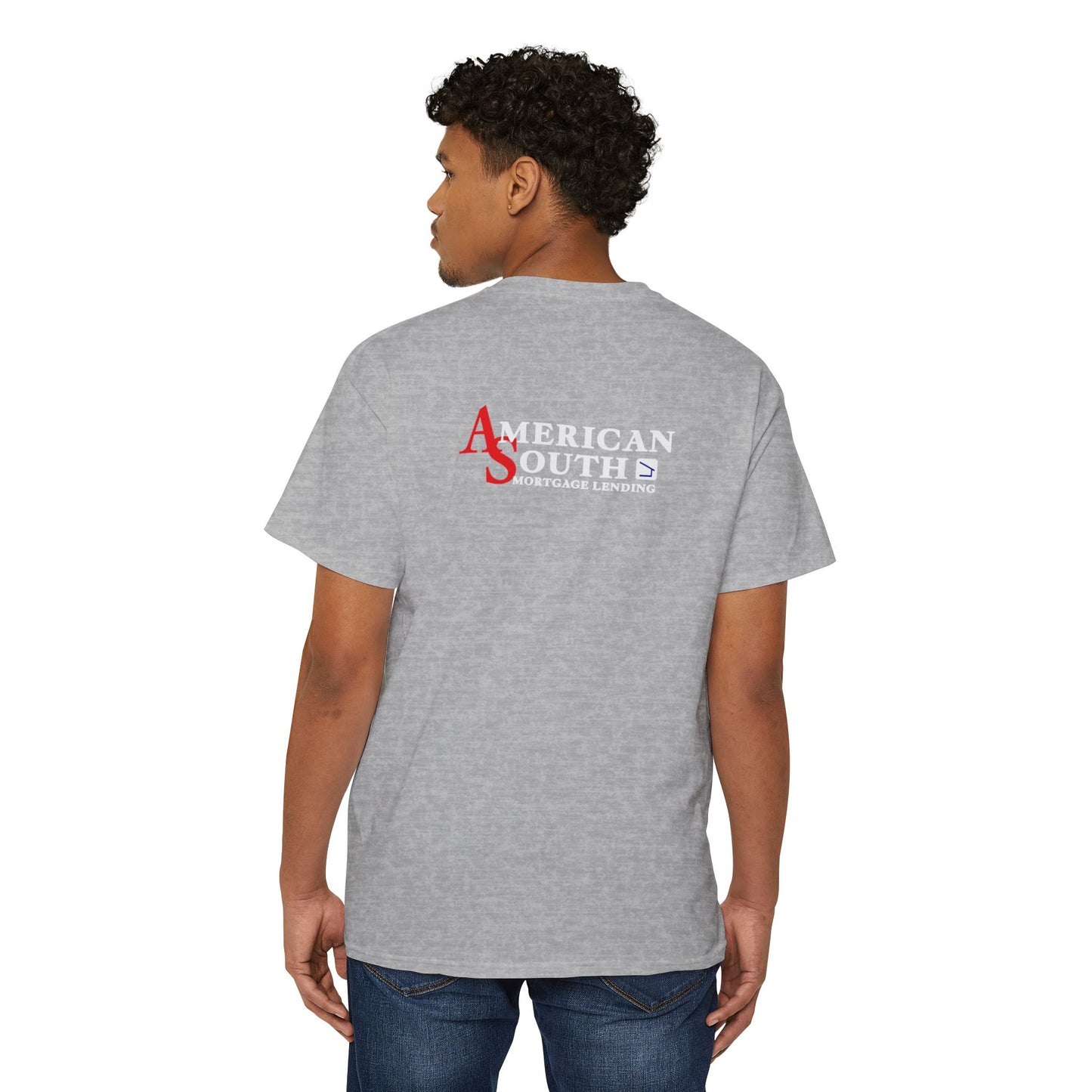 Magnolia Flower with Mardi Gras Beads - Pocket Tee