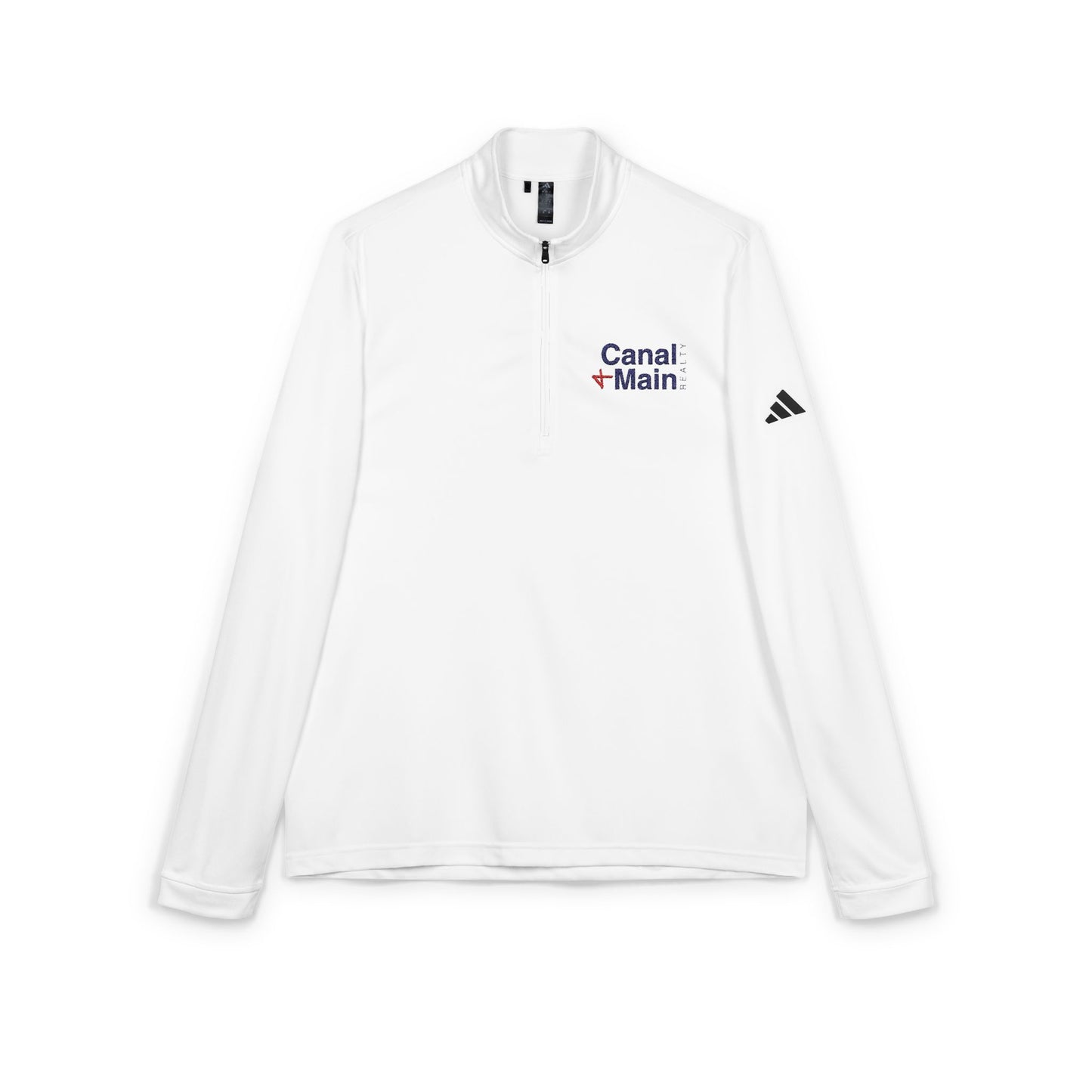 Canal & Main Embroidered adidas Quarter-Zip Pullover