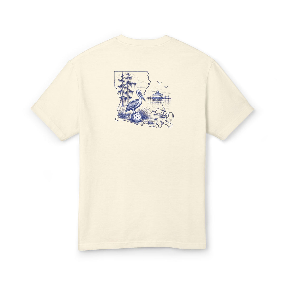 Copy of Parish Pickleball Logo Tee — Garment-Dyed Cotton Shirt