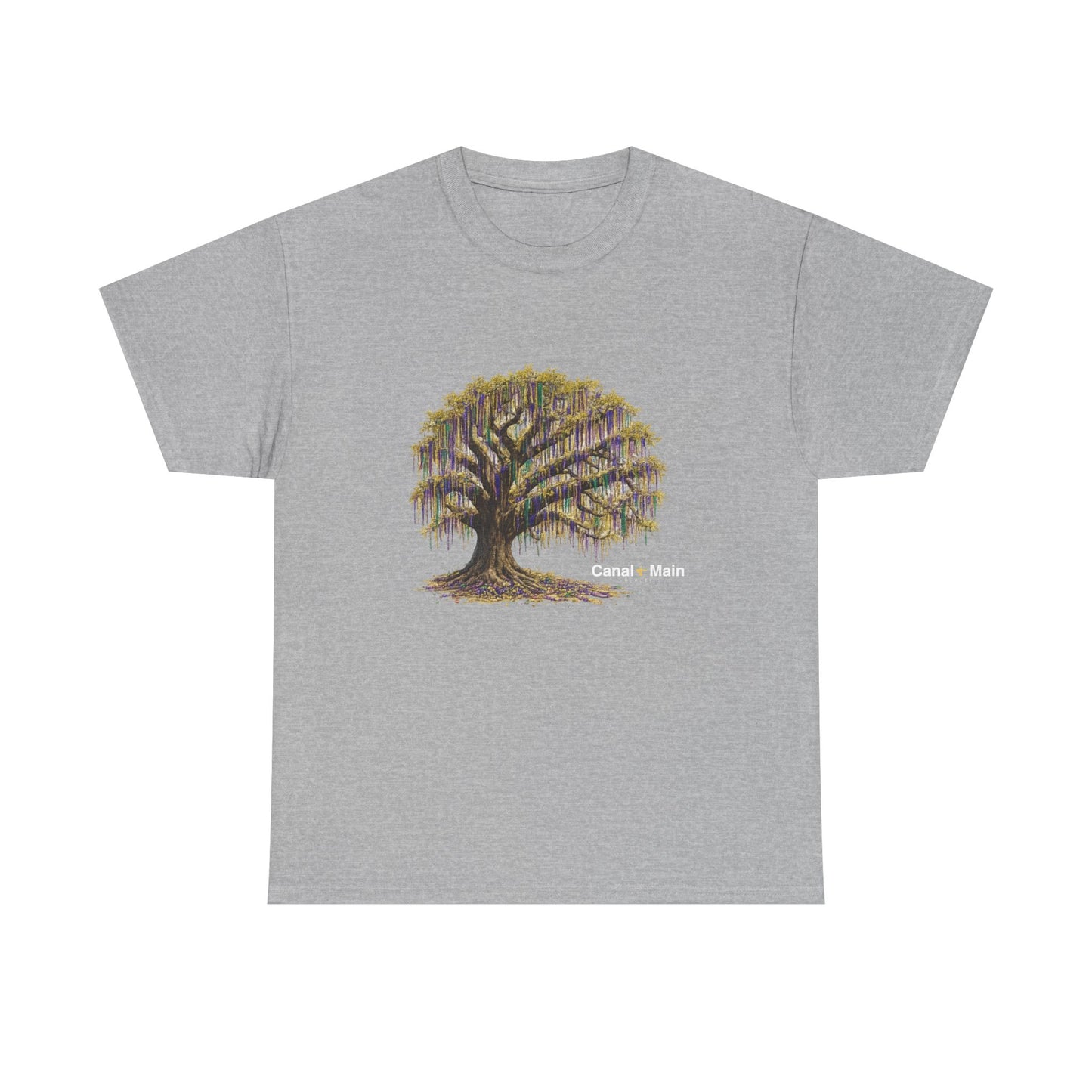 Carnival Oak Tree Canopy — Vintage Oak Tree Graphic Tee