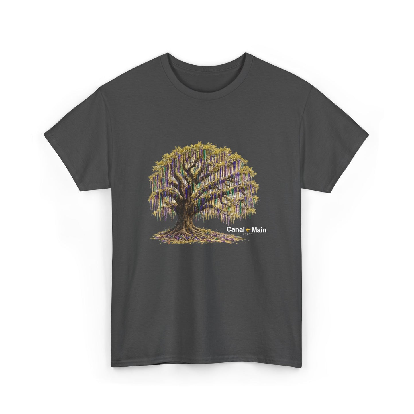 Carnival Oak Tree Canopy — Vintage Oak Tree Graphic Tee